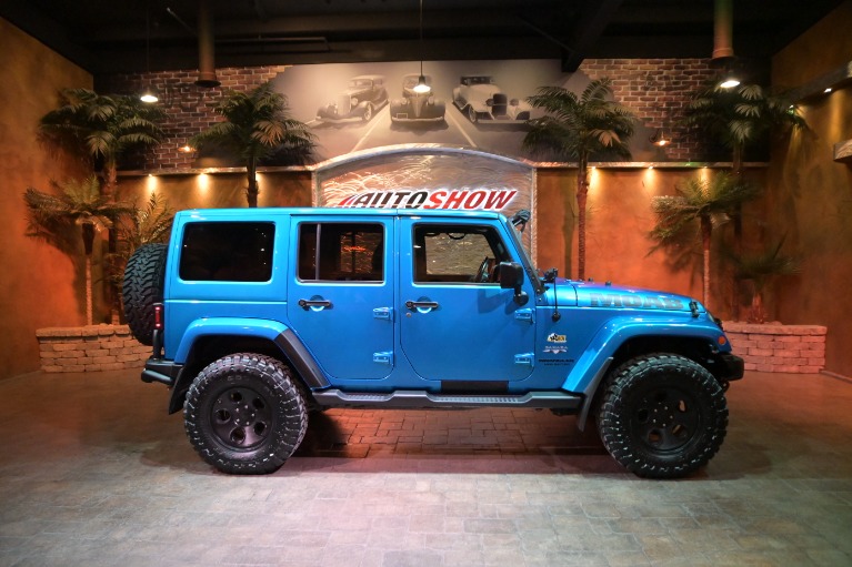 Used 2016 Jeep Wrangler Sahara - Lift Kit, LED Lights, Color-Matched Top  For Sale (Sold) | Auto Show Sales and Finance Stock #SCV5062
