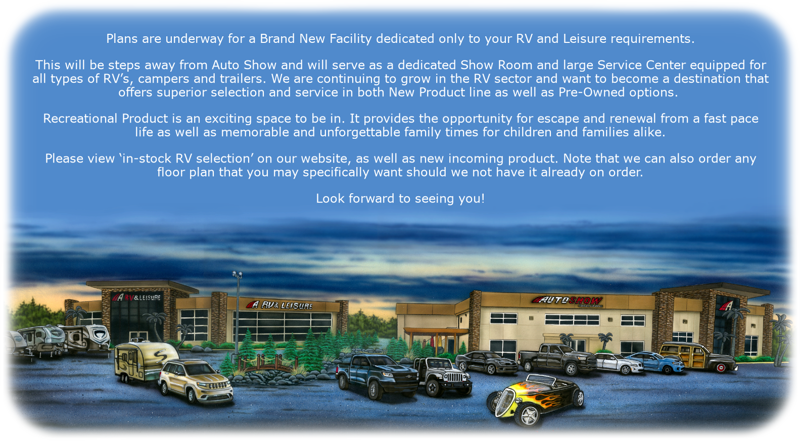 New RV Facility Text