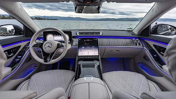 Mercedes S-Class Luxury Car Interior